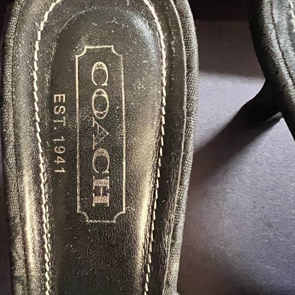 Coach kitten heel clogs 8.5 - Picture 3 of 8